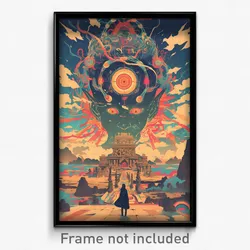 Spanish Movie Poster - Massive Sanctum (Spain Psychedelic Art Retro Film Print)