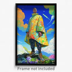 Art Poster - Man Feeling Loathing, Voluminous Alternate Costume (Art Print)