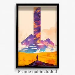 Icelandic Movie Poster - Boy Feeling Confusion, Triangular Purple Legwear
