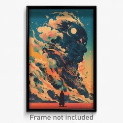 Thai Movie Poster - Brisk Geyser (Thailand Psychedelic Art Retro Film Print)