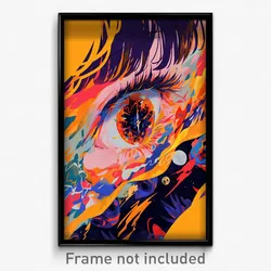 Art Poster - Sharp Galaxy (Psychedelic Trippy Weird 11x17 Print)