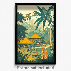 Indonesian Movie Poster - Sunny Jungle (Indonesia Retro Film Art Print)