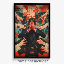 Vietnamese Movie Poster - Man Feeling Hatred, Awesome Red Sleeves (Art Print)