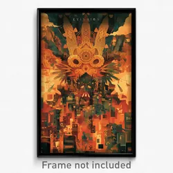 Brazilian Movie Poster - Warm Mexican City (Brazil Retro Film Art Print)