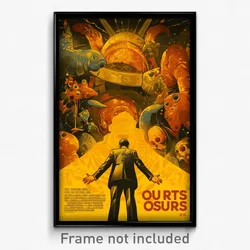 Brazilian Movie Poster - Yellow Ossuary (Brazil Retro Film Art Print)