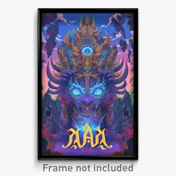 Thai Movie Poster - Vast Maze (Thailand Psychedelic Trippy Art Retro Film Print)