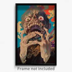 Spanish Movie Poster - Metallic Well (Spain Psychedelic Art Retro Film Print)