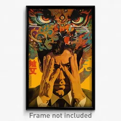 Greek Movie Poster - Zealous Yard (Greece Psychedelic Art Retro Film Print)