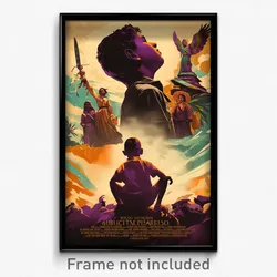 Mexican Movie Poster - Boy Feeling Shocked, Candid Purple Socks (Art Print)