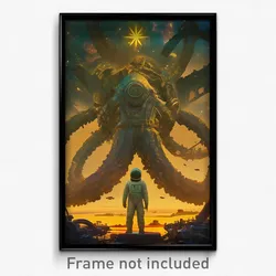 Russian Movie Poster - Gigantic Hyperspace (Russia Retro Film Art Print)