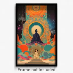 Thai Movie Poster - Dazzling Gate (Thailand Psychedelic Art Retro Film Print)