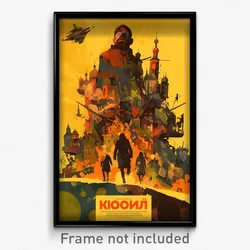 Russian Movie Poster - Lonely Settlement (Russia Retro Film Art Print)