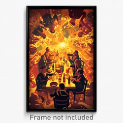 German Movie Poster - Warm 50'S Diner (Germany Psychedelic Art Retro Film Print)