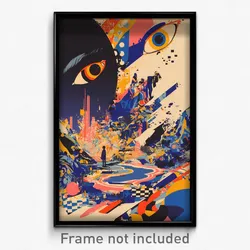 Russian Movie Poster - Creative Rest (Russia Psychedelic Art Retro Film Print)