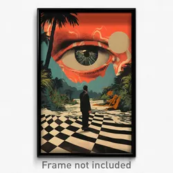 Brazilian Movie Poster - Concrete Notebook (Brazil Retro Film Art Print)