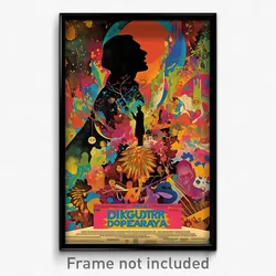 German Movie Poster - Dirty Bazaar (Germany Psychedelic Art Retro Film Print)