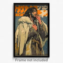 Hebrew Movie Poster - Man Feeling Impatient, French Fur Cloak (Israel Art Print)