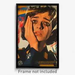 Greek Movie Poster - Woman Feeling Sentimentality, Well Worn Chaldea Uniform