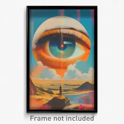 Russian Movie Poster - Empty View (Russia Psychedelic Art Retro Film Print)