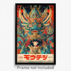 Indonesian Movie Poster - Girl Feeling Eagerness, Elaborate White Armor (Print)