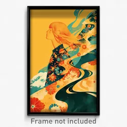 Icelandic Movie Poster - Mellow Dream (Iceland Psychedelic Art Retro Film Print)
