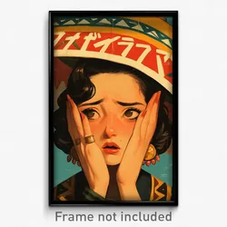 Mexican Movie Poster - Woman Feeling Depressed, Stupendous Alternate Headwear