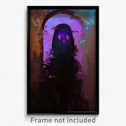 Art Poster - Haunting Dungeon (Psychedelic Trippy Weird 11x17 Print)