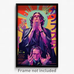 Spanish Movie Poster - Man Feeling Enlightened, Fresh Purple Kimono (Art Print)