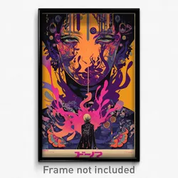 Icelandic Movie Poster - Boy Feeling Hatred, Pink Purple Scarf (Art Print)