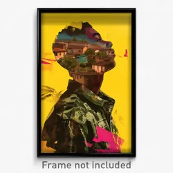Brazilian Movie Poster - Boy Feeling Pride, Different Yellow Ribbon (Art Print)