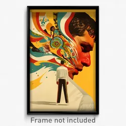 Spanish Movie Poster - Boy Feeling Overwhelmed, Wiry Gym Shirt (Spain Art Print)