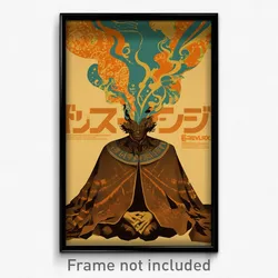 Brazilian Movie Poster - Man Feeling Discomfort, Admirable Brown Cape (Print)