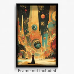 Movie Art Poster - Stunning Protectorate (Psychedelic Retro Weird Film Print)