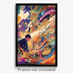 Indonesian Movie Poster - Bubbly Void (Indonesia Retro Film Art Print)