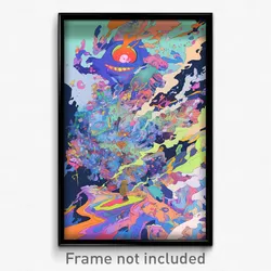 Art Poster - Huge Ledge (Psychedelic Trippy Weird 11x17 Cartoon Print)