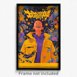Indonesian Movie Poster - Boy Feeling Happiness, Fantastic Yellow Jacket (Print)