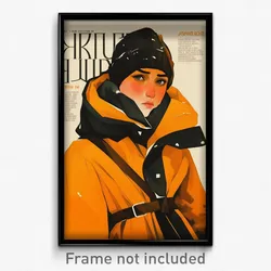 Icelandic Movie Poster - Boy Feeling Weak, Adorable Expressive Clothes (Print)