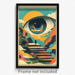 Hebrew Movie Poster - Cute Home Theatre (Israel Retro Film Art Print)