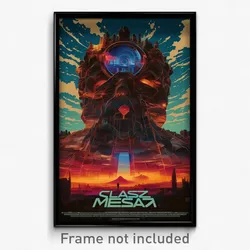 German Movie Poster - Glass Mesa (Germany Psychedelic Art Retro Film Print)