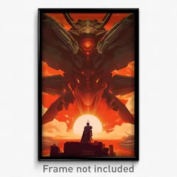 Movie Art Poster - Man Feeling Envy, Candid Multiple Wings (Retro Film Print)