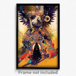 Spanish Movie Poster - Rich Swamp (Spain Psychedelic Art Retro Film Print)