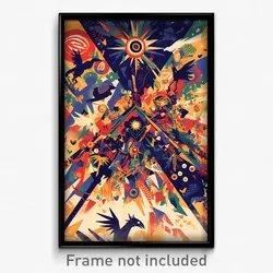 Spanish Movie Poster - Triangular Bazaar (Spain Retro Film Art Print)