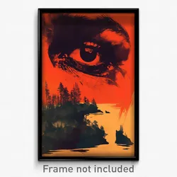 Icelandic Movie Poster - Sentimental Cove (Iceland Retro Film Art Print)