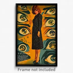 German Movie Poster - Woman Feeling Dazed, Idealistic Dress Shirt (Art Print)
