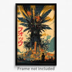 Brazilian Movie Poster - Empty Granary (Brazil Psychedelic Art Retro Film Print)