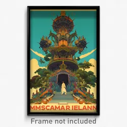 Spanish Movie Poster - Immaculate Fields (Spain Retro Film Art Print)