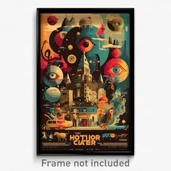French Movie Poster - Buoyant Home Theatre (France Retro Film Art Print)