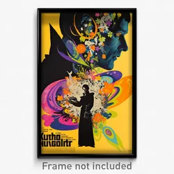 German Movie Poster - Man Feeling Suspense, Velvety Frilled Apron (Art Print)
