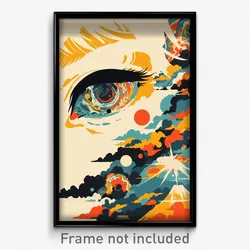 Icelandic Movie Poster - Frosty Madrid (Iceland Retro Film Art Print)