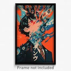 Japanese Movie Poster - Boy Feeling Unnerved, Luxurious Blue Necktie (Art Print)